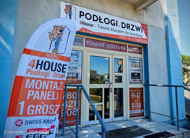 Panele winylowe z montażem