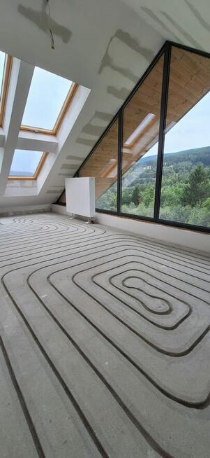 Frezowane Ogrzewanie Podłogowe w wylewkach