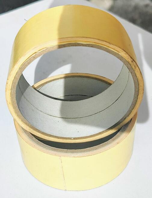 TAŚMA DWUSTRONNA KLEJĄCA 5m 38mm SAMOPRZYLEPNA PAKOWA BIUROW