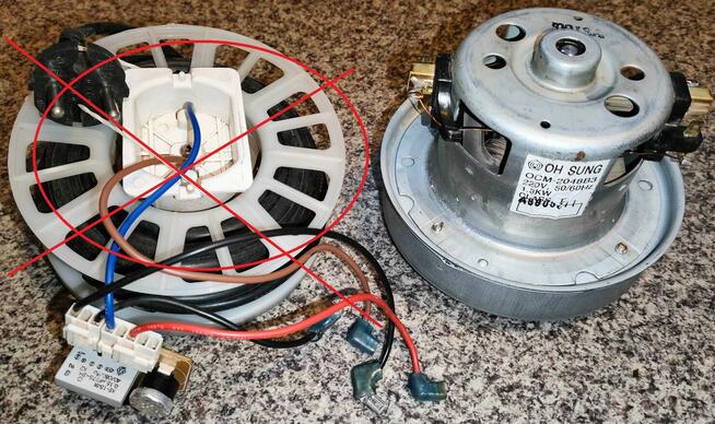 Silnik , moduł - Samsung RC-5513 moc 1300W