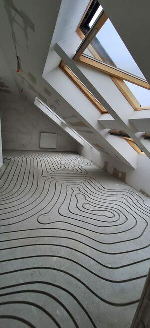 Frezowane Ogrzewanie Podłogowe w wylewkach