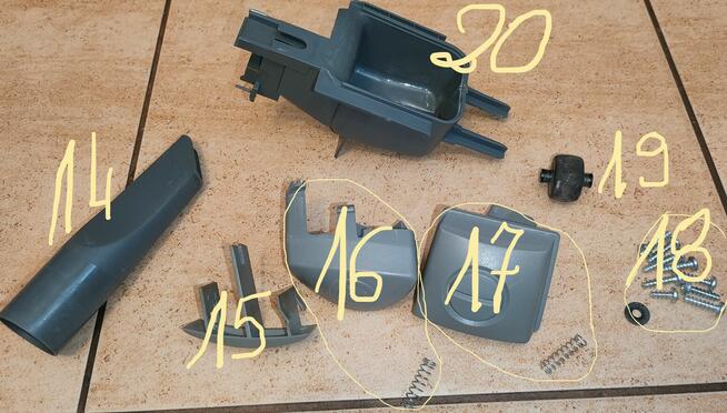 Zelmer Jupiter ZVC427XT-odkurzacz CZĘŚCI!