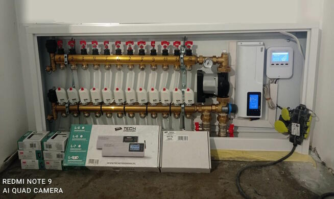 Frezowane Ogrzewanie Podłogowe w wylewkach