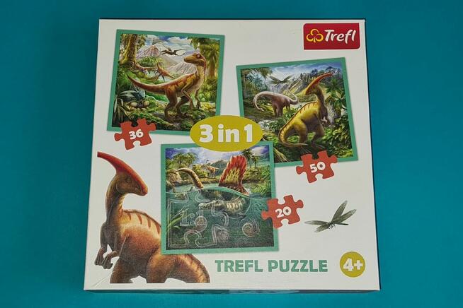 Puzzle Dinozaury Trefl Puzzle 3in1 4+