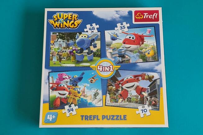 Puzzle SuperWings Trefl Puzzle 4in1 4+