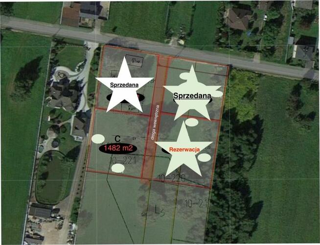 Działka budowlana koło Łodzi 4km od węzła S8 Modlica