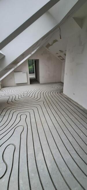 Frezowane Ogrzewanie Podłogowe w wylewkach