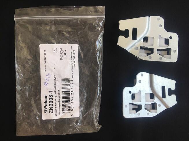 BMW E46 ŚLIZG ŚLIZGI UCHWYT PODNOŚNIK SZYB