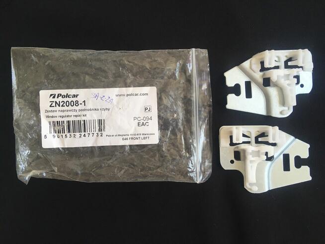 BMW E46 ŚLIZG ŚLIZGI UCHWYT PODNOŚNIK SZYB