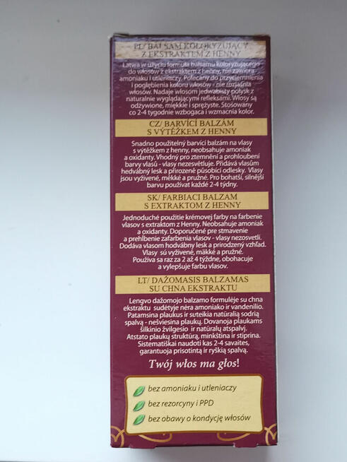 Balsam Koloryzujący Henna Color