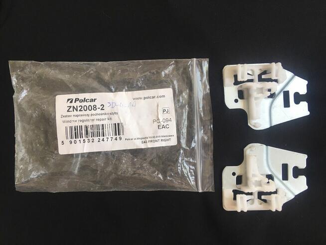 BMW E46 ŚLIZG ŚLIZGI UCHWYT PODNOŚNIK SZYB