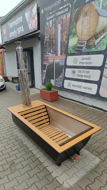 Wanna ze stali nierdzewnej LAVA GARDEN