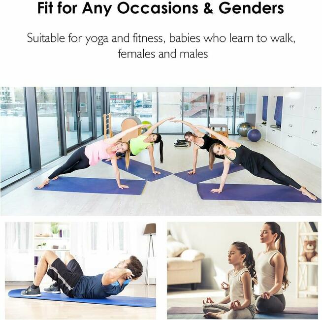 180x61 Reehut 12,7mm GRUBA MATA GIMNASTYCZNA DO ĆWICZEŃ JOGI