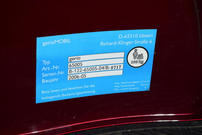 Elektryczny wózek inwalidzki