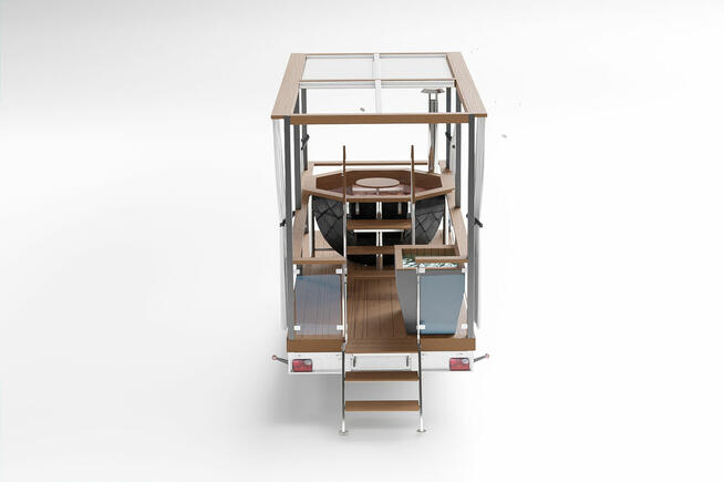 Mobilna Wanna Termalna stal nierdzewna SPA LAVA balia