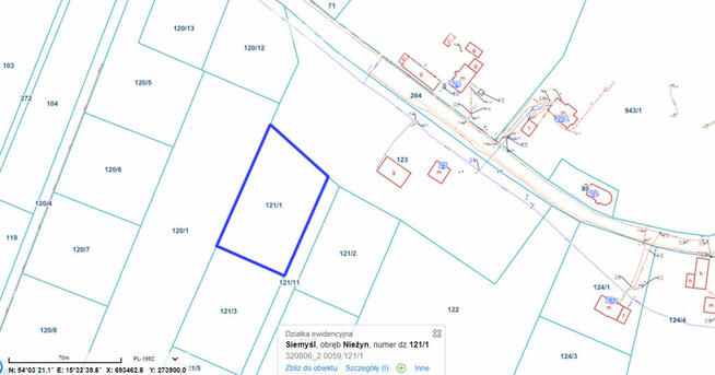 Nieżyn, duże działki, 13km od Kołobrzegu