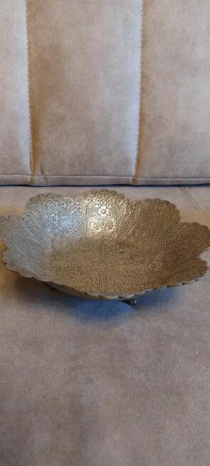 Zestaw srebrnych kieliszków z tacą