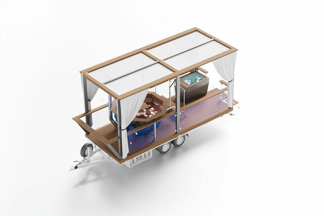 Mobilna Wanna Termalna stal nierdzewna SPA LAVA balia