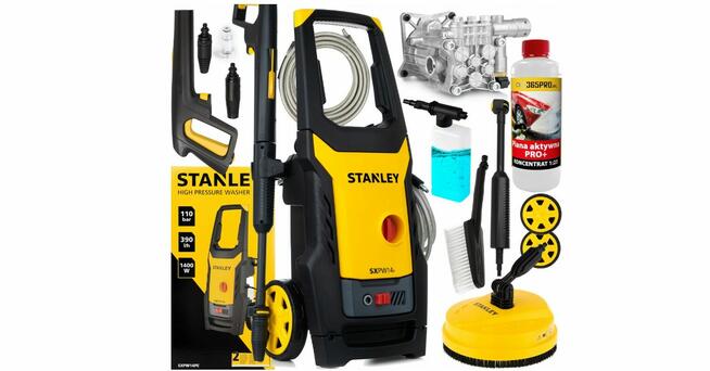 STANLEY Myjka SAMOSSĄCA ciśnieniowa 110/170 BAR Pompa METAL