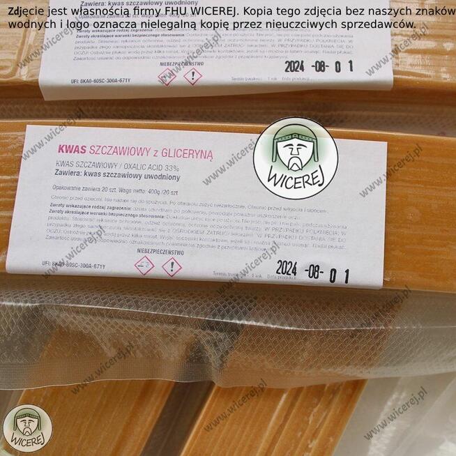 Świeże Paski glicerynowe z kwasem szczawiowym