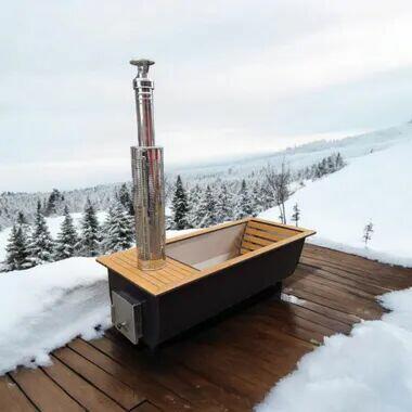 Wanna ze stali nierdzewnej LAVA GARDEN