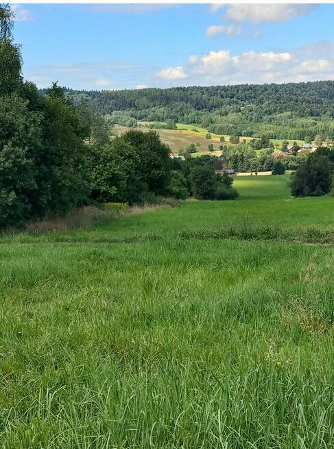 Przepiękna działka widokowa w zaciszu