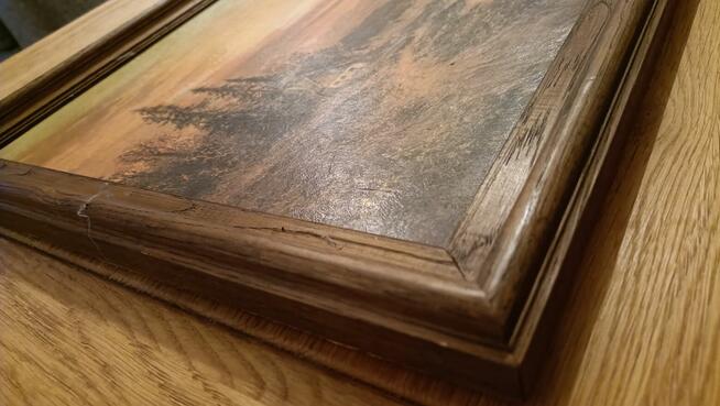 Ładna reprodukcja Zachód Słońca