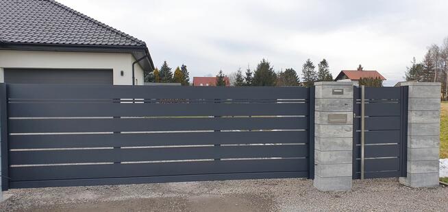 Ogrodzenie płot przęsło aluminium RAL na wymiar panel