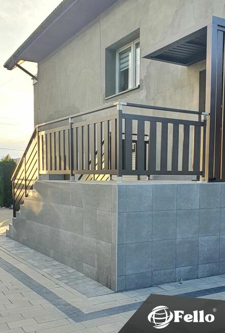 Balustrada balkonowa Prestige aluminium taras balkon