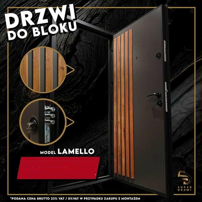 drzwi zewnętrzne do domu / bloku