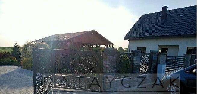 BRAMA ŁAMANA WYCINANA PLAZMĄ CNC