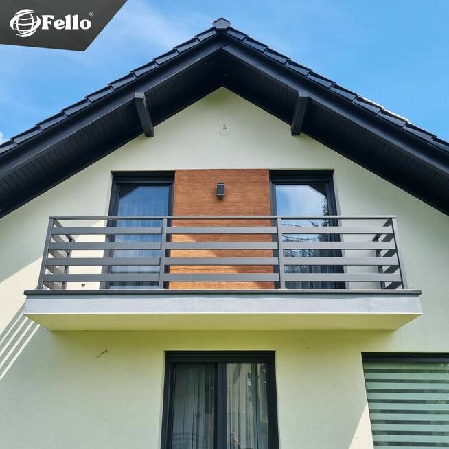 Balustrada balkonowa Classic 4 aluminium taras balkon