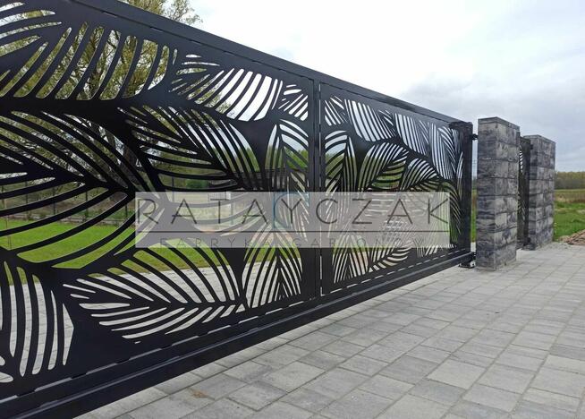 BRAMA ŁAMANA WYCINANA PLAZMĄ CNC NOWOŚĆ.!!!!