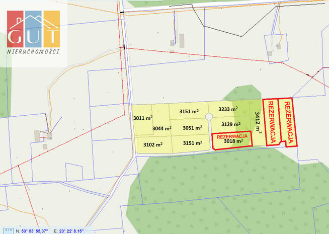 Działka rolno-budowlana Cerkiewnik gm. Dobre Miasto
