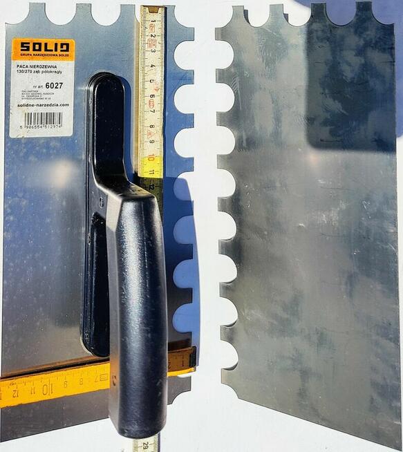 PACA SZPACHLA MIĘKKA Z GUMĄ DO FUGOWANIA 06512 95x255 Powyst