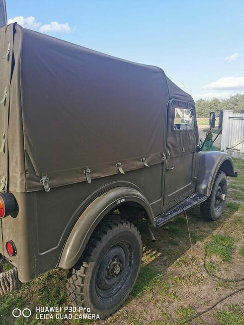 Plandeka Gaz 69 Uaz samochody wojskowe terenowe