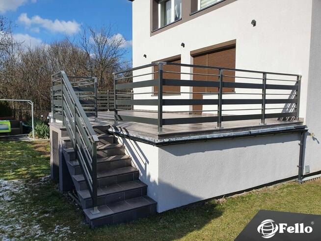 Balustrada balkonowa Fello Diverse aluminium balkon taras ba