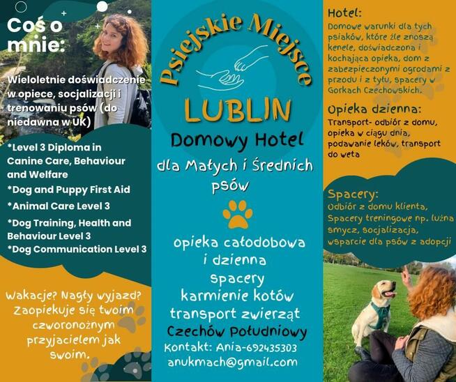 Domowy Hotel i Opieka Dzienna dla psów Psiejskie Miejsce Lub