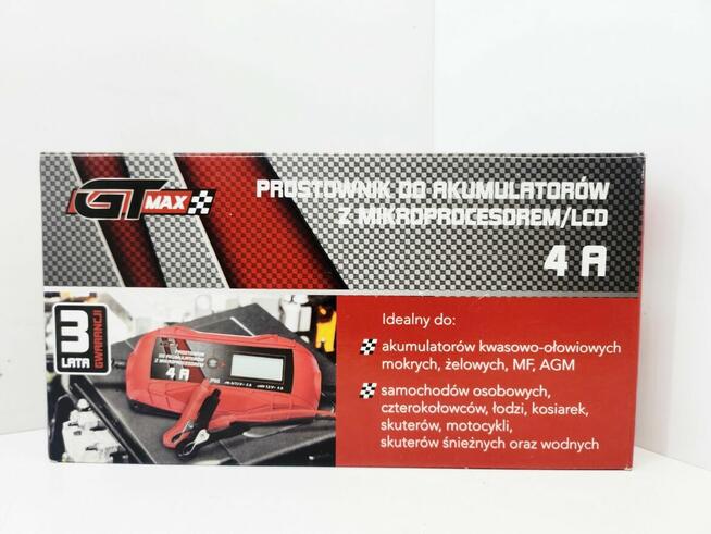 PROSTOWNIK Z MIKROPROCESOREM 12V/4A GT-MAX