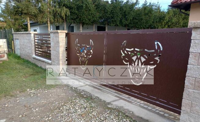 BRAMA ŁAMANA WYCINANA PLAZMĄ CNC NOWOŚĆ