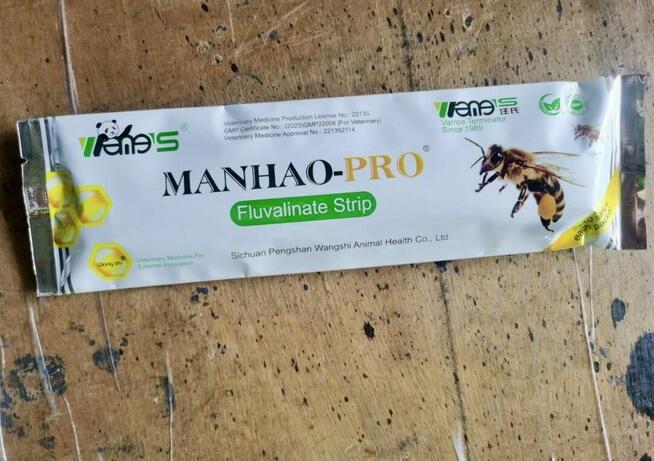 Paski leczenie pszczół warroza jak Gabon fluwalinat