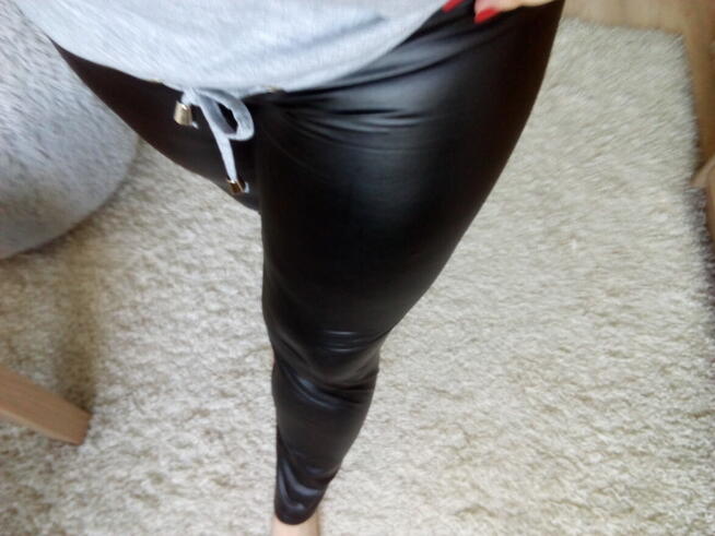 Legginsy lateksowe, L