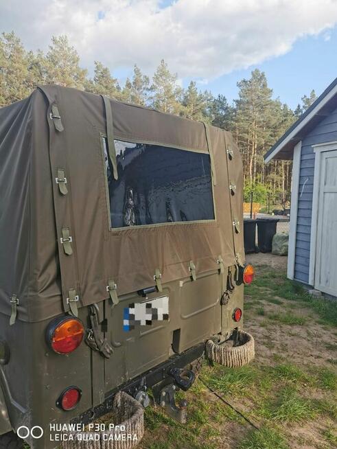 Plandeka Gaz 69 Uaz samochody wojskowe terenowe