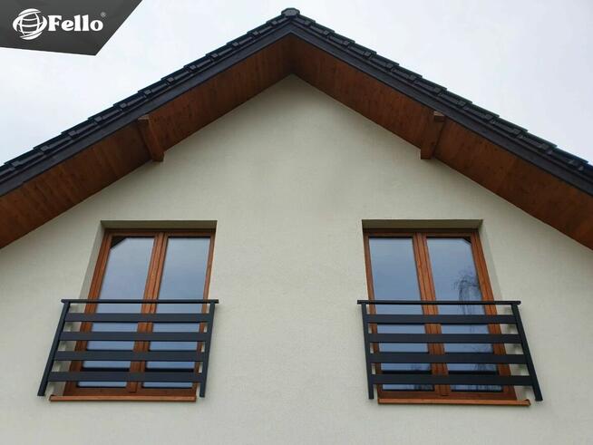 Balustrada francuska balkon barierka RAL okienna poręcz