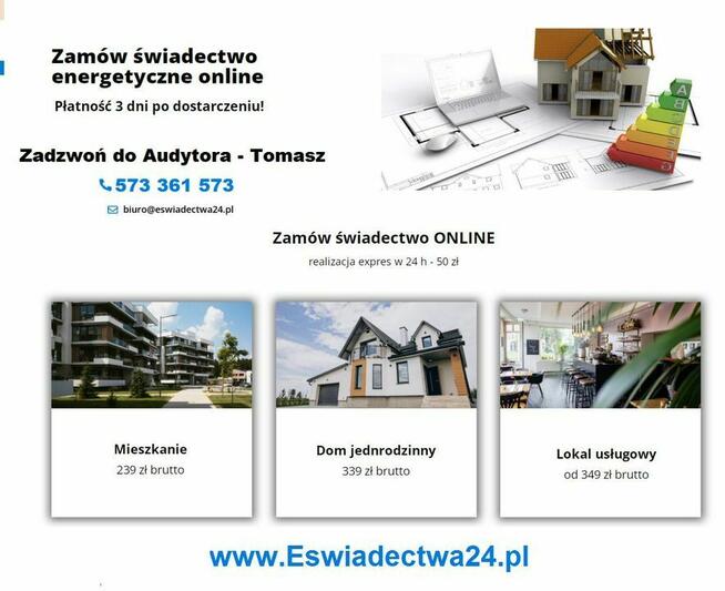 Świadectwo charakterystyki energetycznej Energo Partner