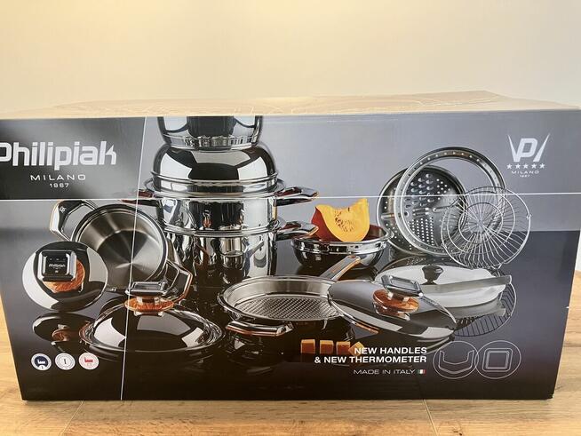 Zestaw Garnków PHIILIPIAK Milano oryginalne nowe