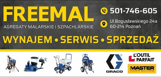 Wynajem agregatów malarskich - Graco 595