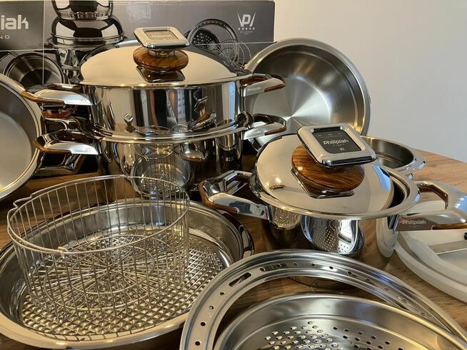 Zestaw Garnków PHIILIPIAK Milano oryginalne nowe