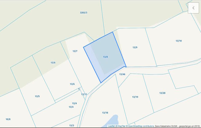 Działka rolna w Mątkach