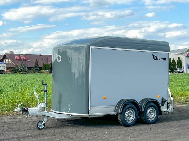 przyczepa furgon kontener Debon C500 do motocykla quada 2T